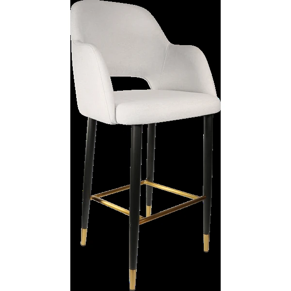 Durafurn Sorbet Stool with Black Metal 750h Legs