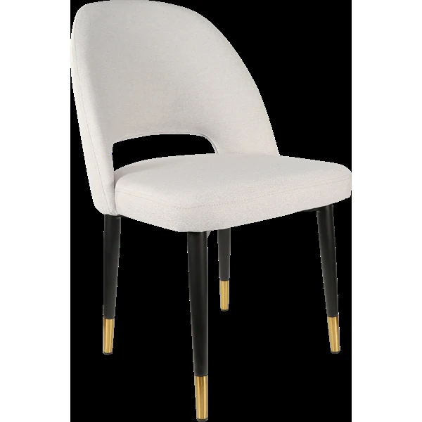 Durafurn Semifreddo Chair - Black Metal 450h Legs/Light Grey Woven Fabric
