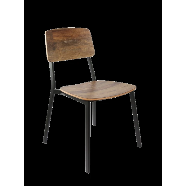 Durafurn Denver Chair - Rustic Wood Ply Seat & Backrest
