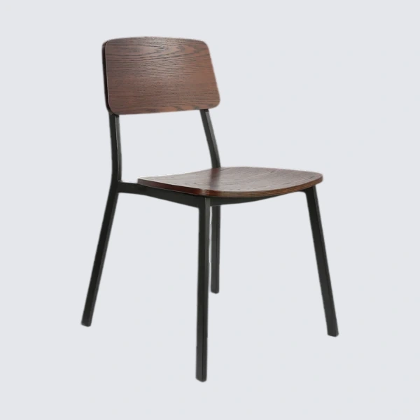 Durafurn Denver Chair - Dark Natural Ply Seat & Backrest