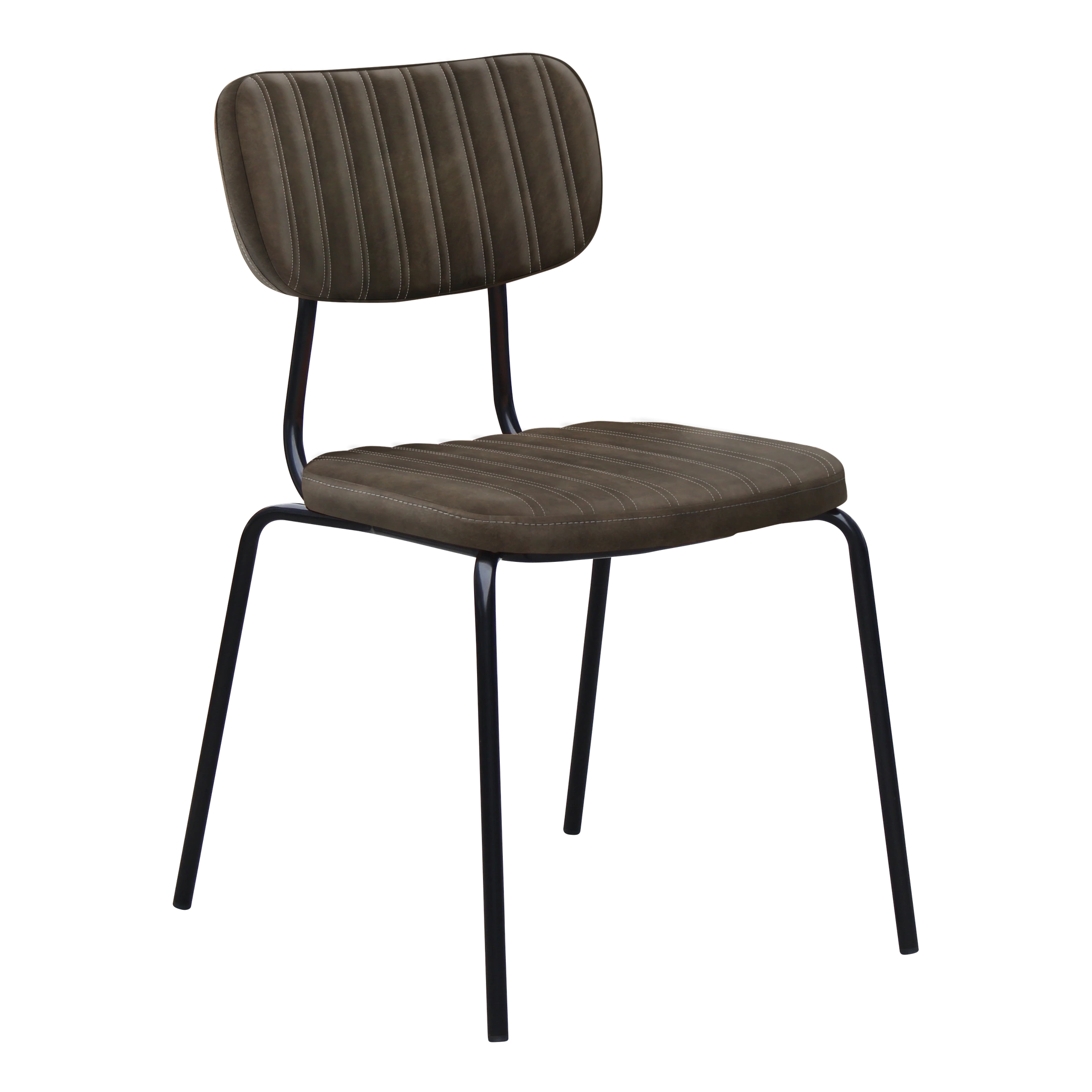 Durafurn Tiramisu Chair - Black Frame / Charcoal Fabric