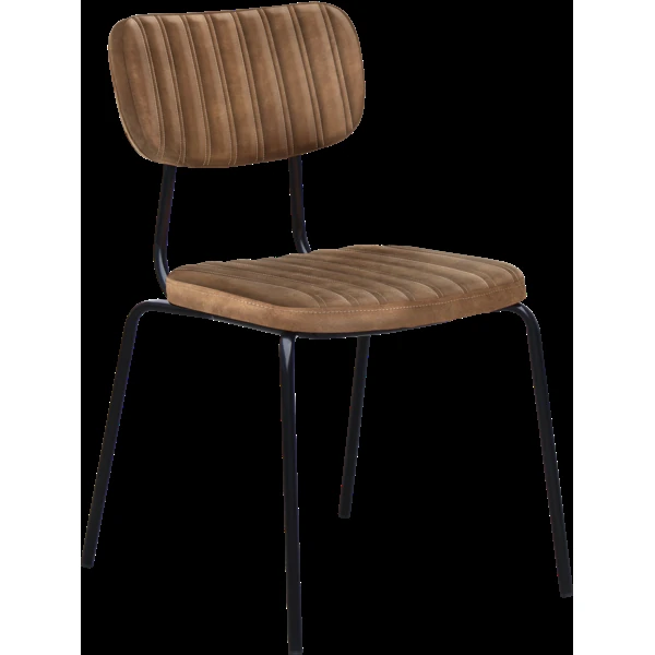 Durafurn Tiramisu Chair - Black Frame / Mocha Fabric