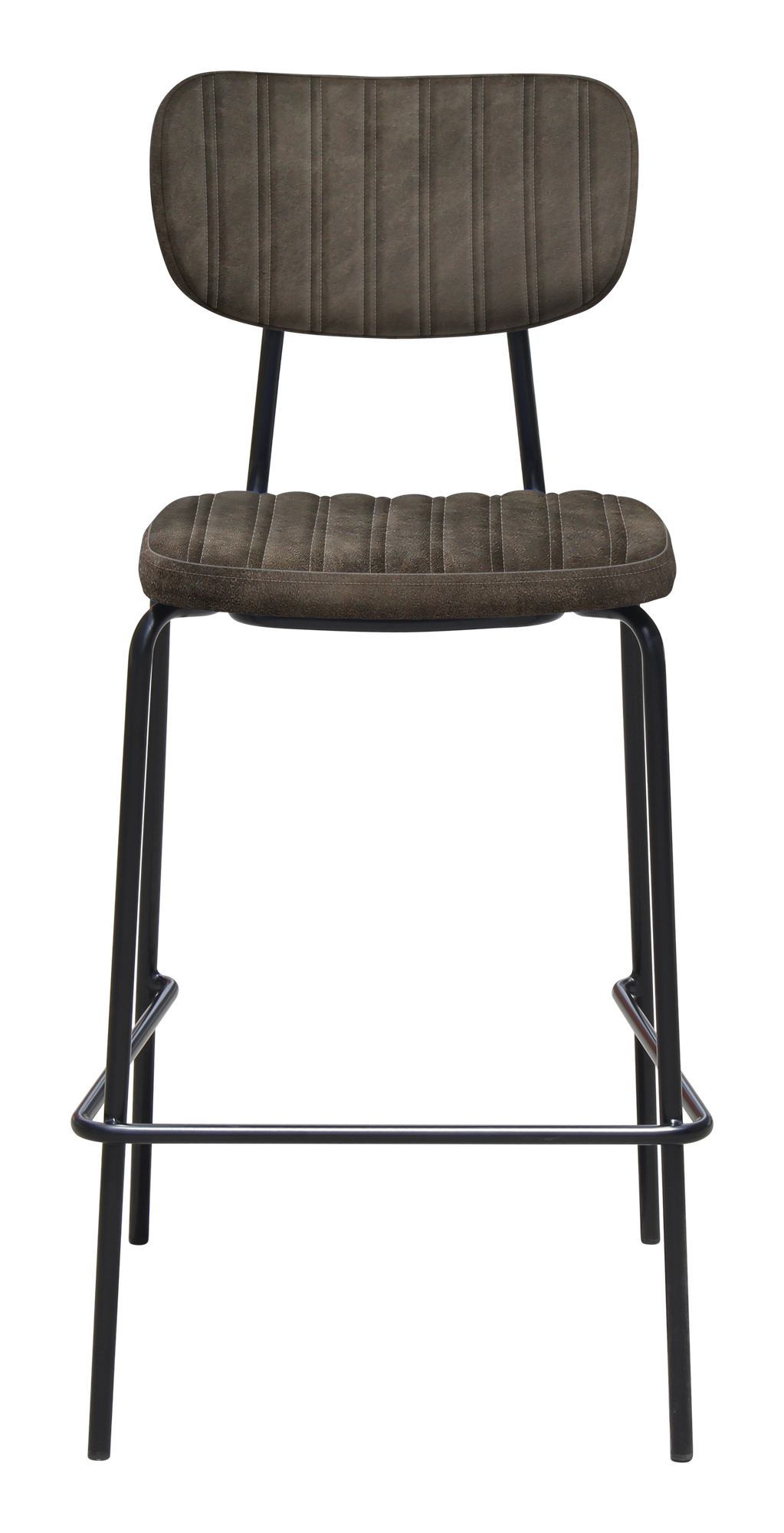Durafurn Tiramisu Barstool - Black Frame / Charcoal Fabric
