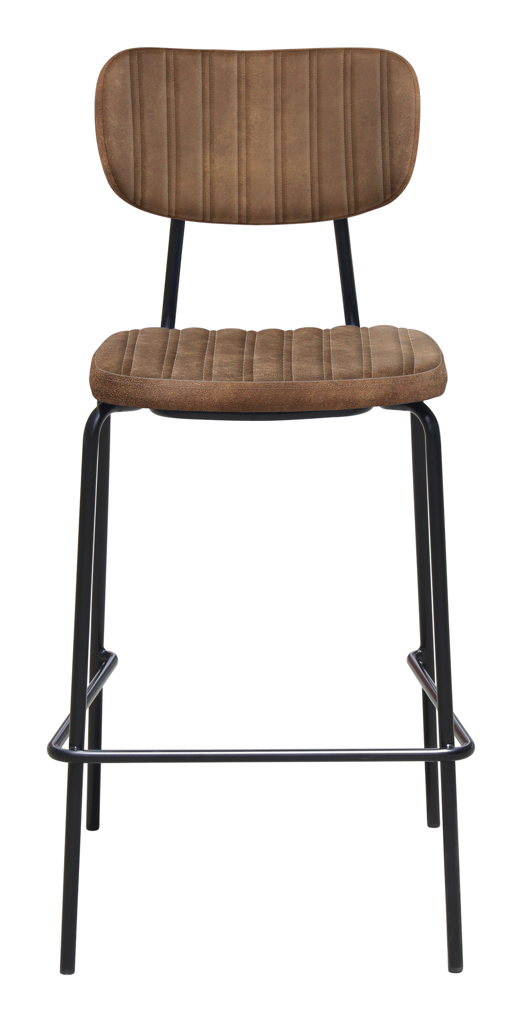 Durafurn Tiramisu Barstool - Black Frame / Mocha Fabric