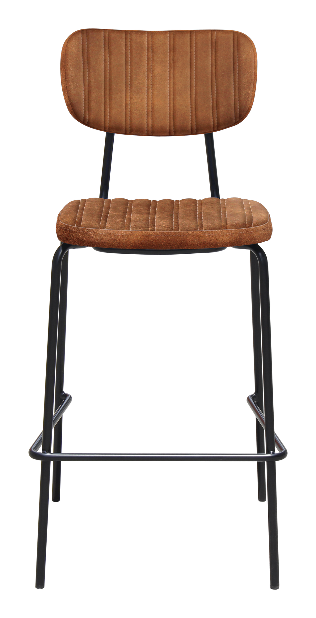Durafurn Tiramisu Barstool - Black Frame / Tan Fabric