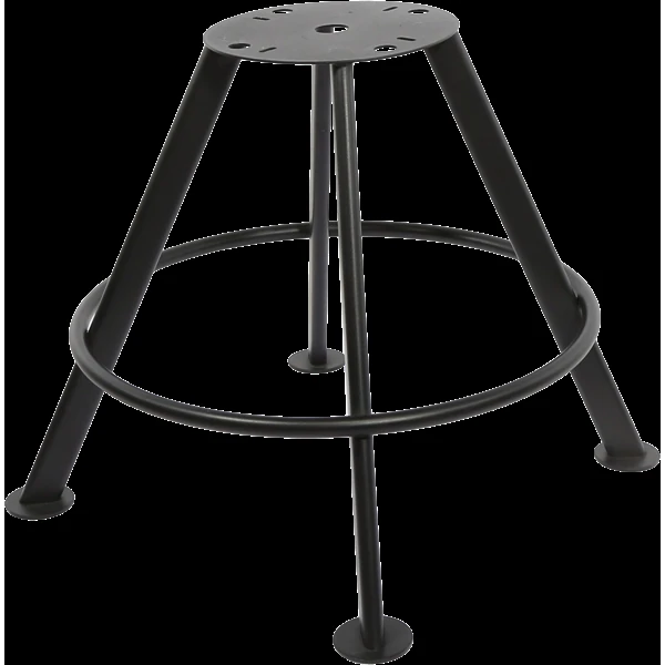 Durafurn Gaming Stool 4 Leg Round Base - Black Gloss