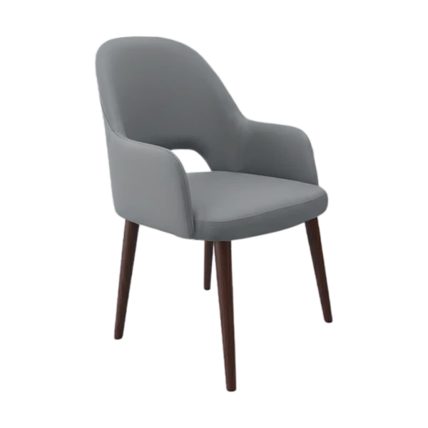 Durafurn Bourbon Armchair - Taupe? with Wenge Round Legs