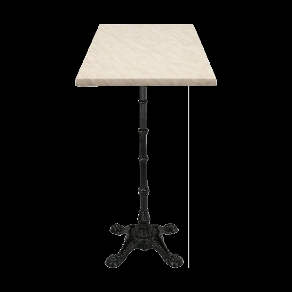 Durafurn Bistro Bar Table Kit with Werzalit Marble Top