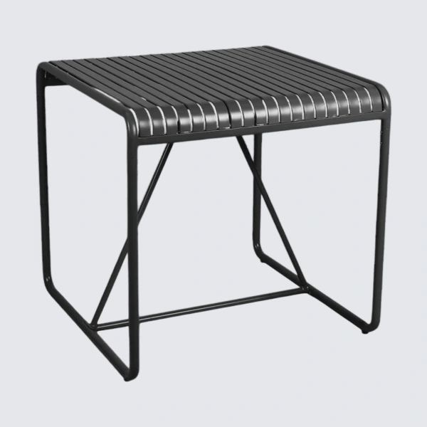Durafurn Bordeaux Table 80x80 - Dark Grey