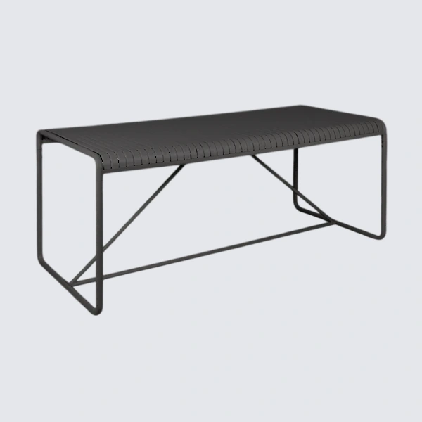 Durafurn Bordeaux Table 180x80 - Dark Grey