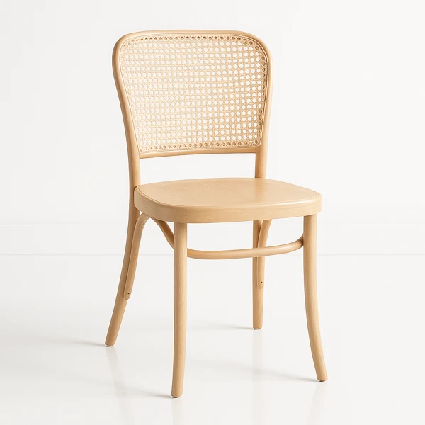 Durafurn Marseille Chair - Natural with Cane backrest