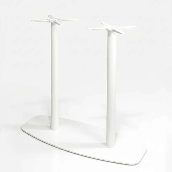 Durafurn Contour Twin 1200mm Dry Bar Base - White