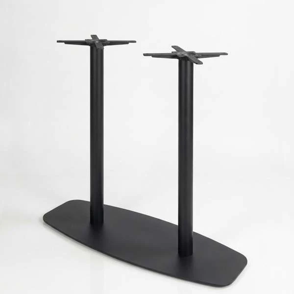Durafurn Contour Twin 1200mm Dry Bar Base - Black