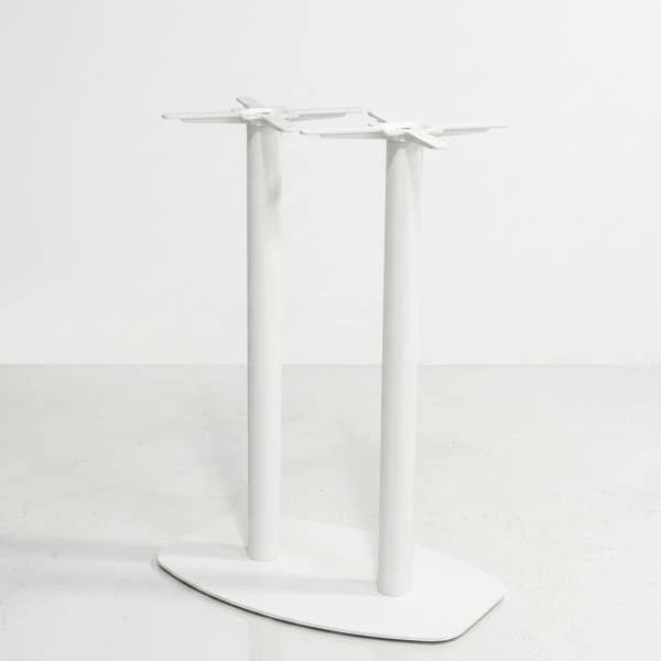 Durafurn Contour Twin 800mm x 500mm Dry Bar Base - White