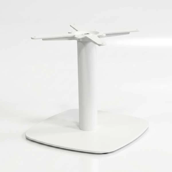 Durafurn Contour 450mm Coffee Table Base - White