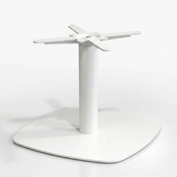 Durafurn Contour 540mm Coffee Table Base - White