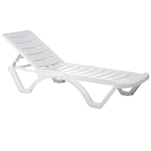 Siesta Aqua Sun Lounger - White (1 Year Warranty)