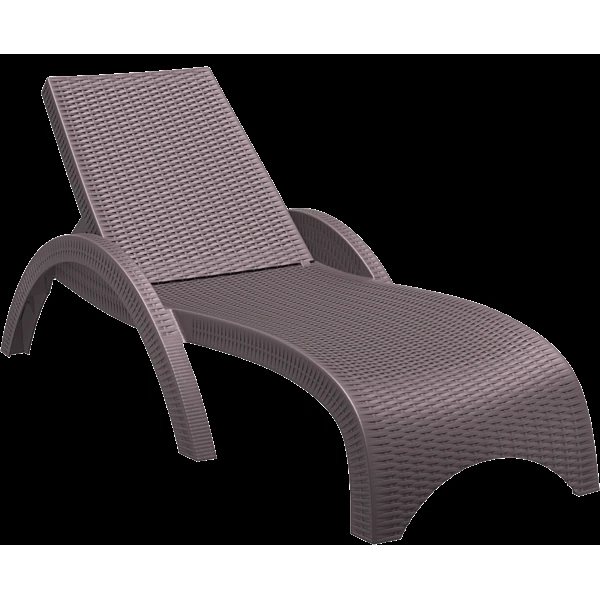 Siesta Fiji Sun Lounger - Chocolate