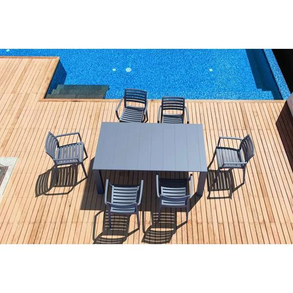 Siesta Resin 7 Piece Vegas Table Dining Setting