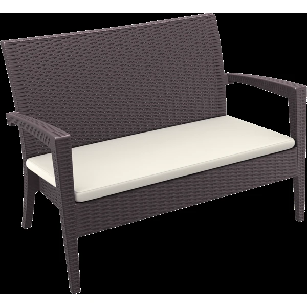 Siesta Miami (Tequila) Lounge Sofa - Chocolate with Cushion
