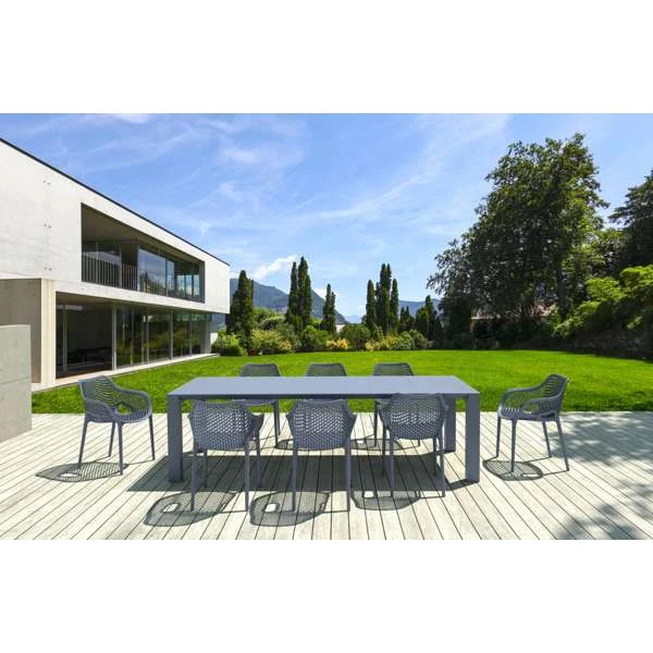 Siesta Vegas XL Table/Air XL Arm Chair 8 Seat Package - Anthracite