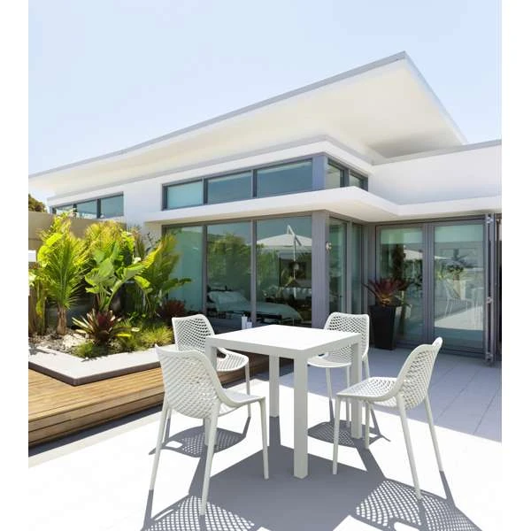 Siesta Ares 80 Table/ Air Chair 4 Seat Package - Taupe