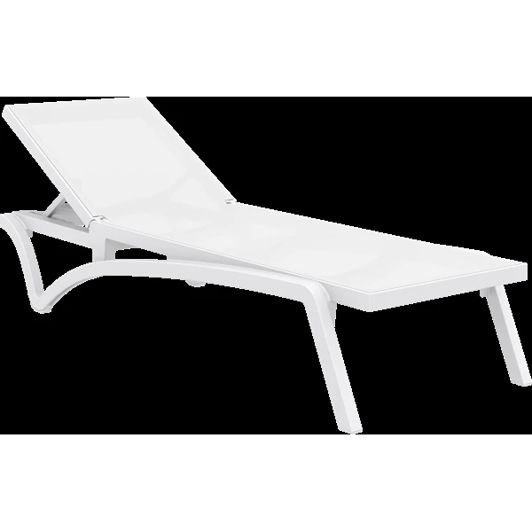 Siesta Pacific Sun Lounger - White/White