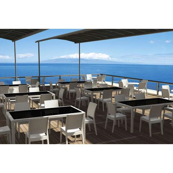 Siesta Tahiti Table/Florida Chair 6 Seat Package - Anthracite