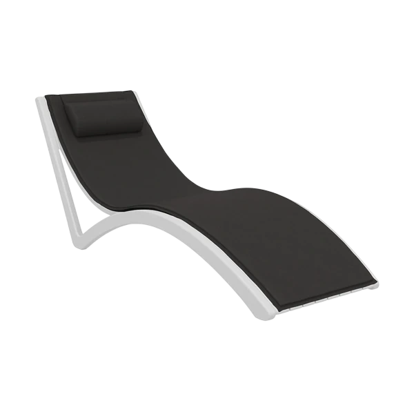 Siesta Slim Sunlounger with Cushion and Pillow
