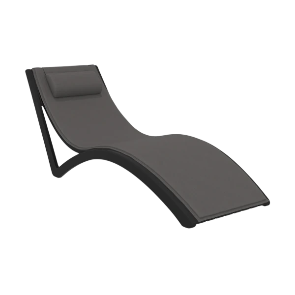 Siesta Slim Sunlounger with Cushion and Pillow