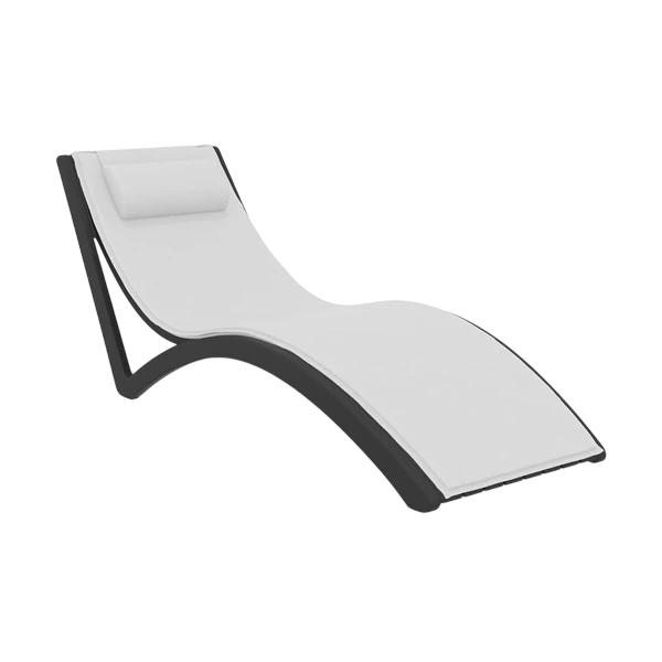 Siesta Slim Sunlounger with Cushion and Pillow