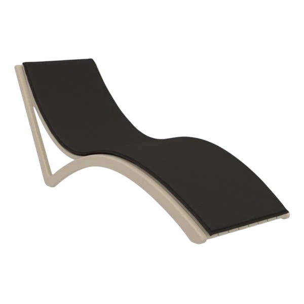 Siesta Slim Sunlounger with Cushion