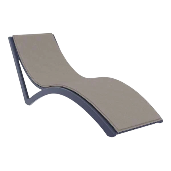 Siesta Slim Sunlounger with Cushion