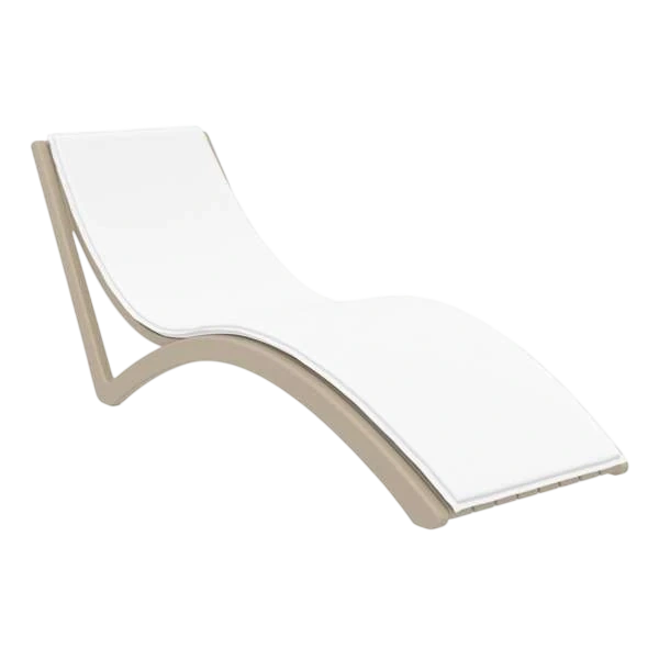 Siesta Slim Sunlounger with Cushion