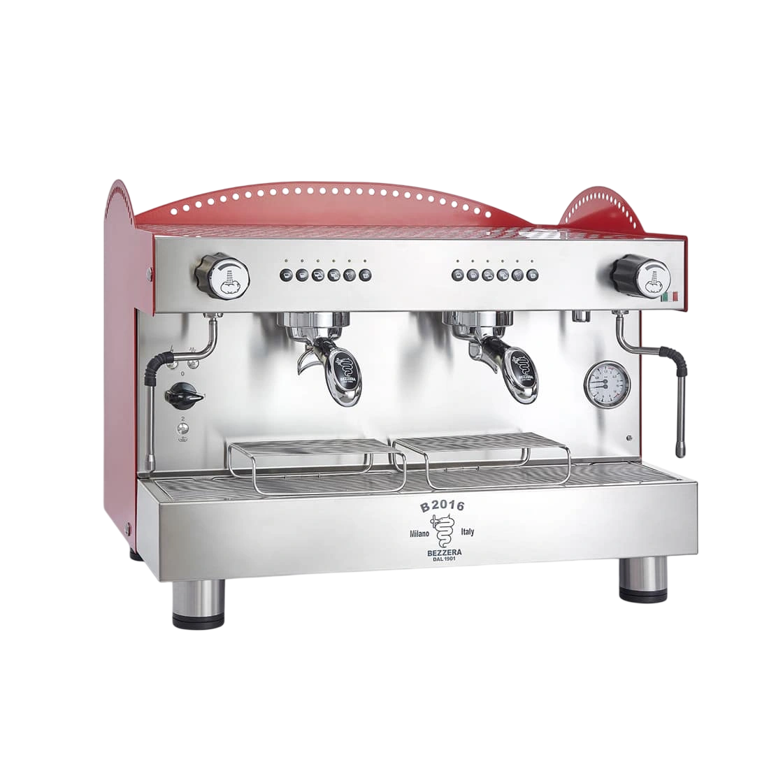 Bezzera BZB2016R2DE 2-Group Espresso Machine – 3L Red commercial kitchen equipment