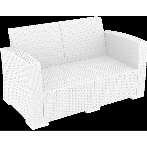 Siesta Monaco Lounge Sofa - White - No cushion