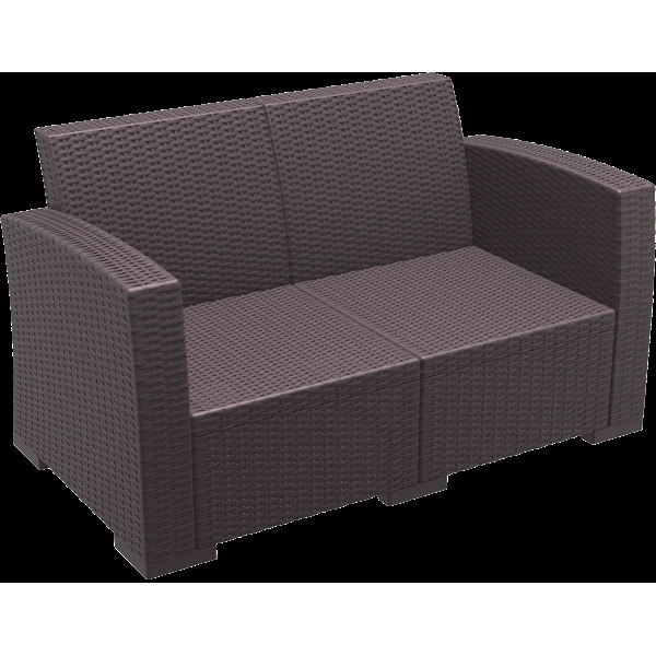 Siesta Monaco Lounge Sofa - Chocolate - No cushion