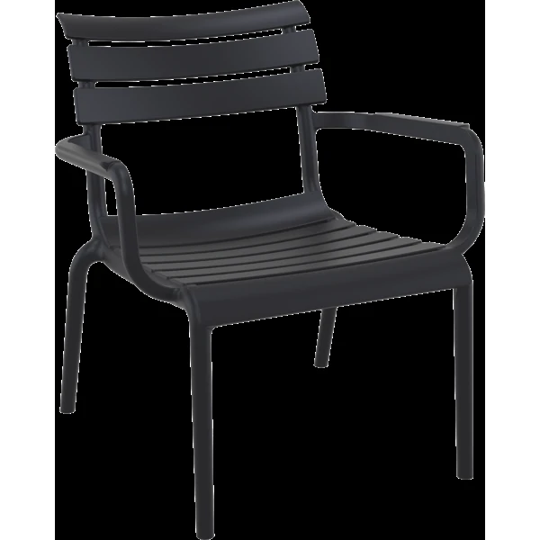 Siesta Paris Lounge Armchair - Black