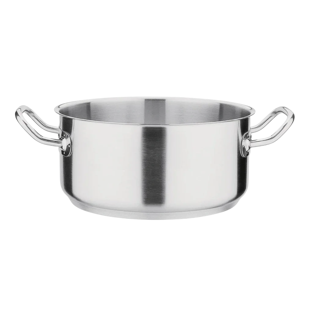 Vogue T149 Stainless Steel Casserole Pan 240mm – 4.5L Induction Safe commercial kitchen equipment