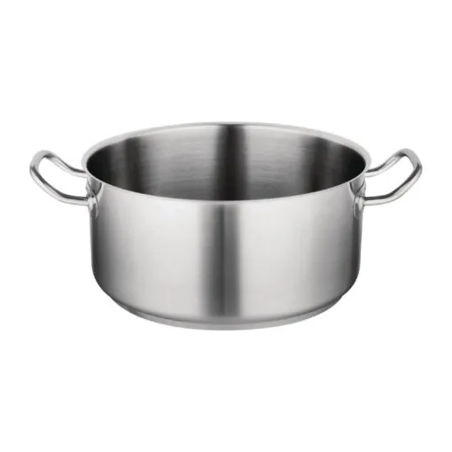 Vogue T177 stainless steel casserole pan 280mm 7.5L