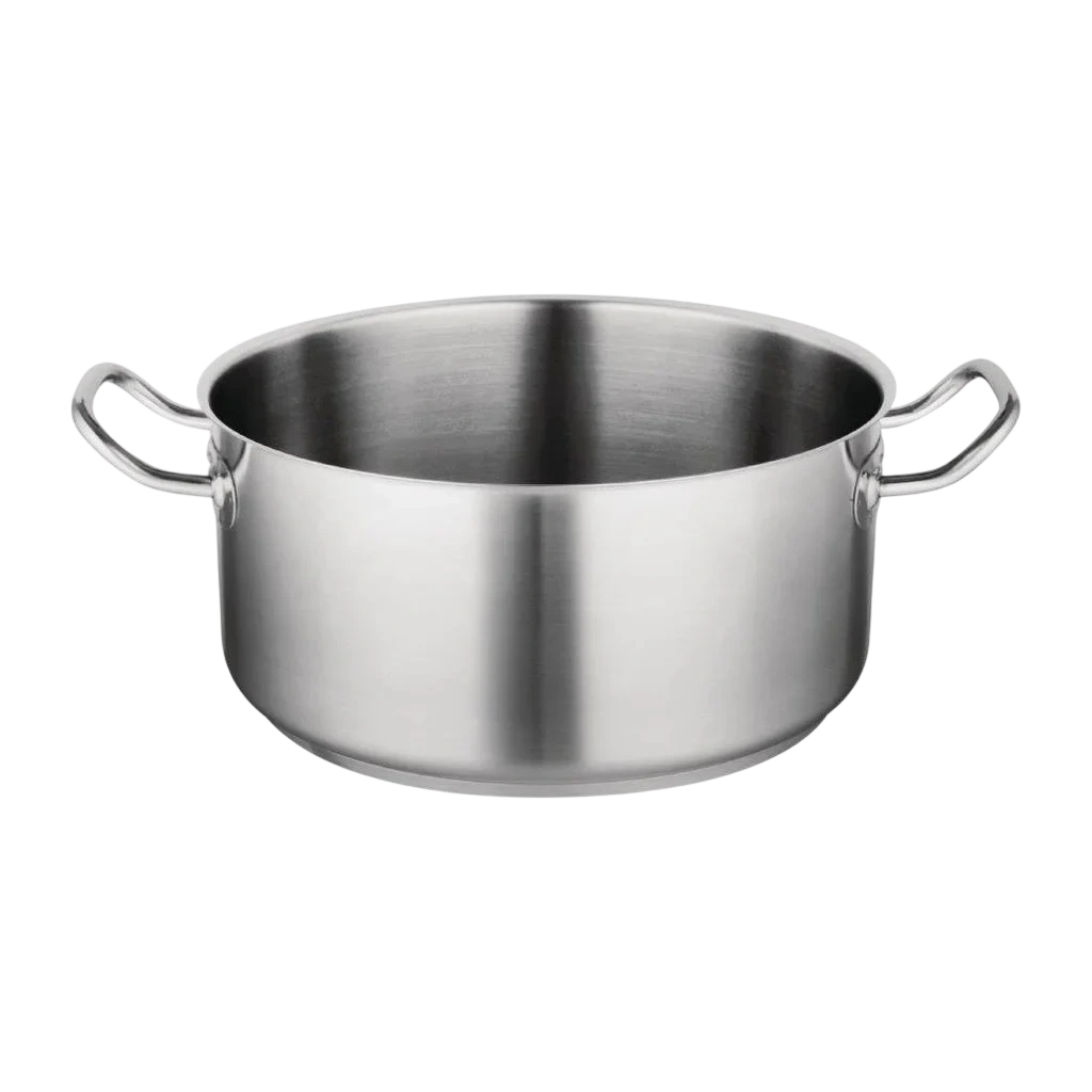 Vogue T177 Stainless Steel Casserole Pan – 280mm / 7.5L commercial kitchen equipment