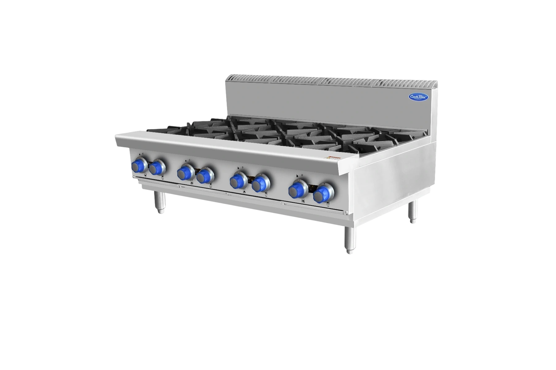 Cookrite AT80G8B-C-NG Open 8 Burner Cooktop – 1200mm, Natural Gas