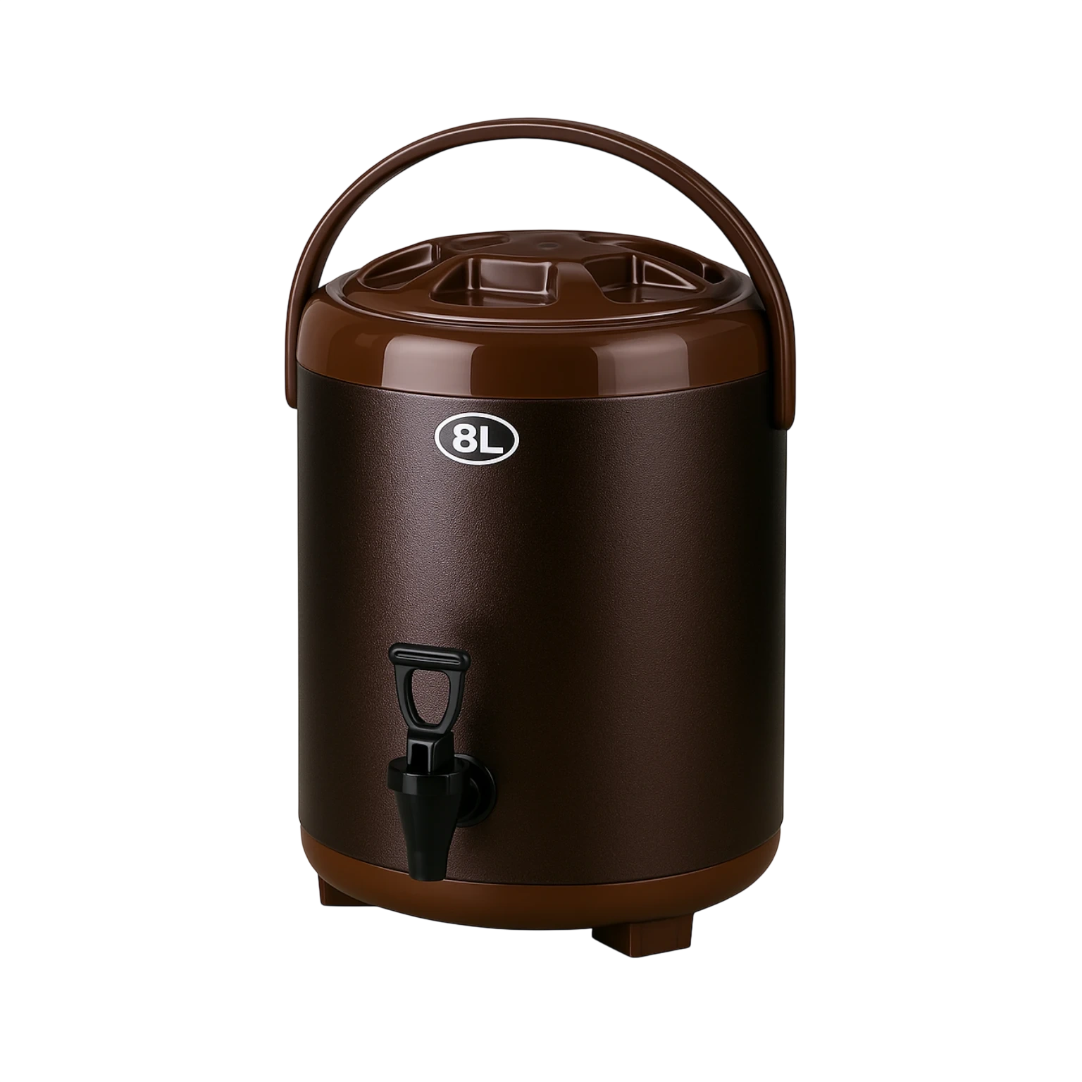 Kitchen Knock Drink Dispenser – Stainless Steel – Brown - 8L – 078235