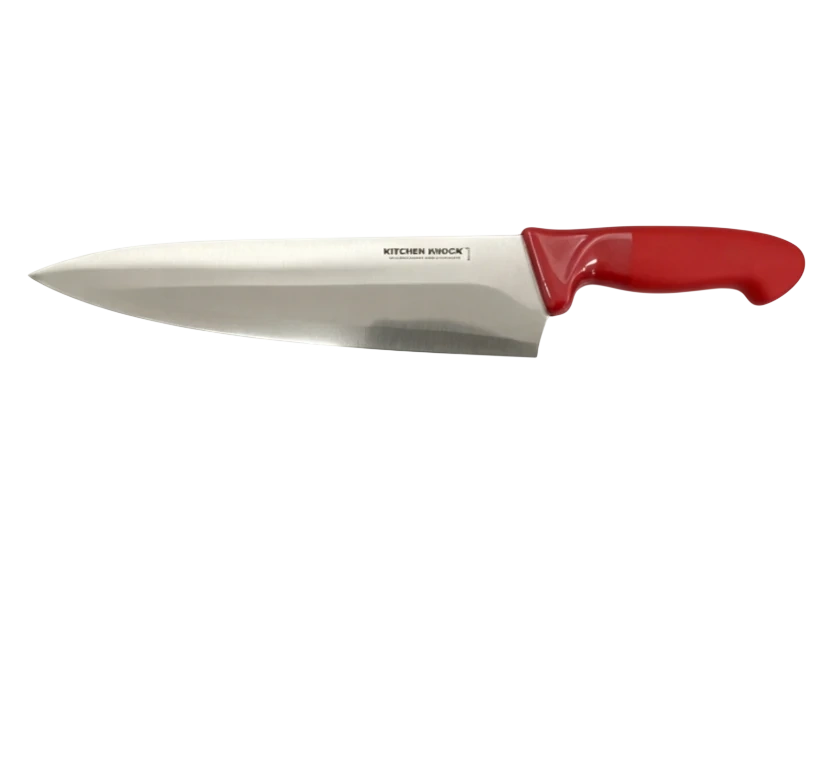 Kitchen Knock 634364 Chef’s Knife – Red - 10-inch 250