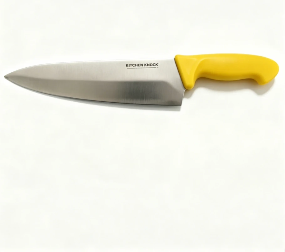 Kitchen Knock 634367 Chef’s Knife – Yellow - 10-inch 250