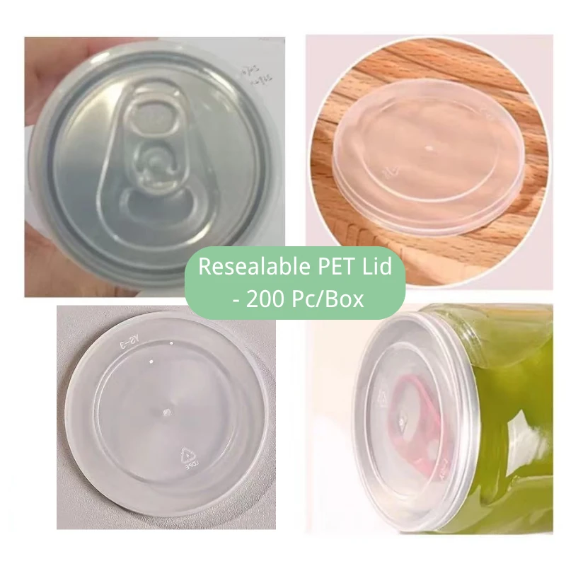 Kitchen Knock 623154 Resealable PET Can Sealing Lid – 200 Pack