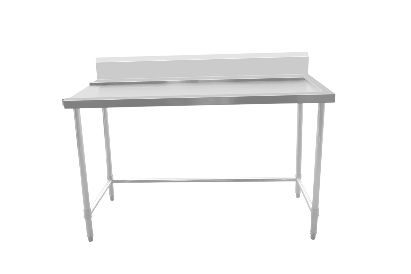 Kitchen Knock Outlet Bench with Splashback & Leg Brace – Outlet on Left / 700 / AWSD-1270L – 423119