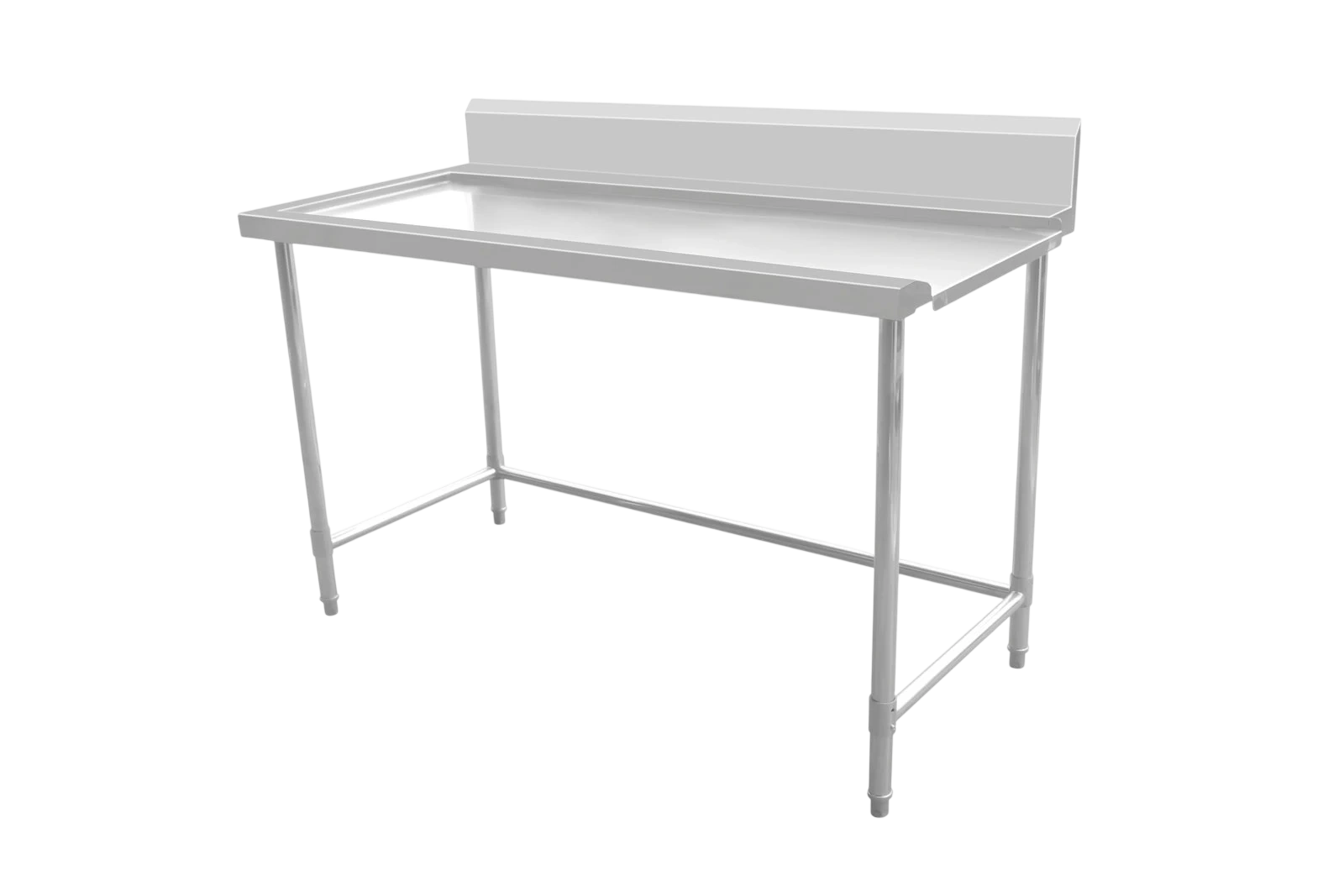 Kitchen Knock Outlet Bench with Splashback & Leg Brace – Outlet on Right / 700 / AWSD-1870R – 631587