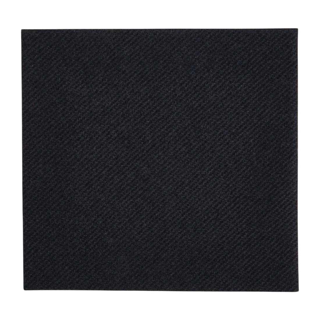 Fiesta Recyclable FE263 24cm Airlaid 4 Fold Black Cocktail Napkin (Pack 2400) product image