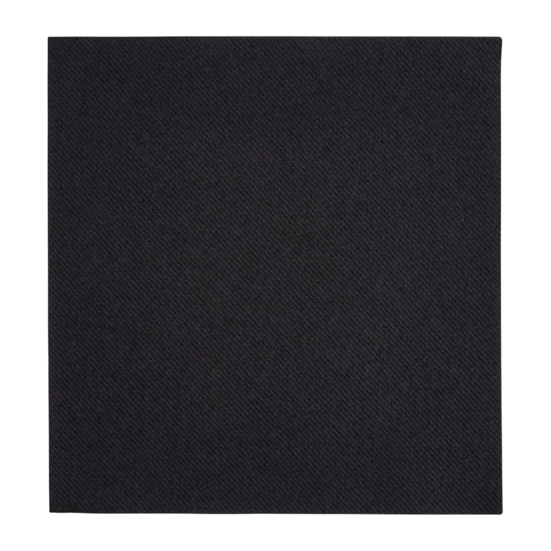 Fiesta Recyclable FE270 40cm Airlaid 4 Fold Black Dinner Napkin (Pack 500) product image